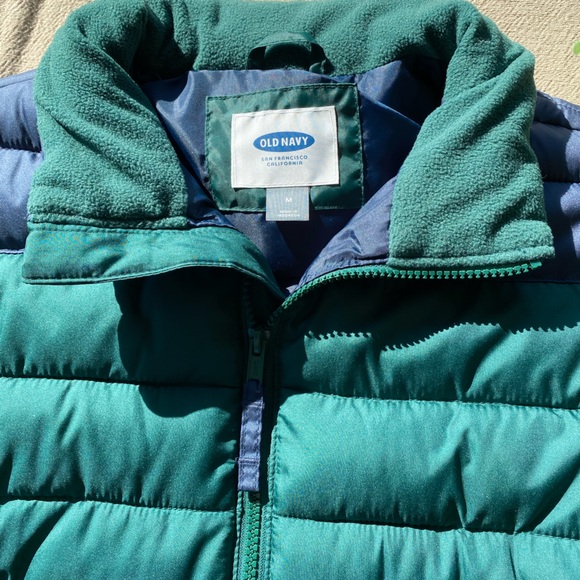 Men’s, NWT Old Navy Vest, Medium, Blue and Green - Picture 1 of 4